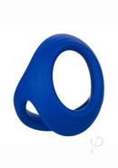 Admiral Cock Andamp; Ball Silicone Dual Ring - Blue